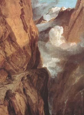 Joseph Mallord William Turner The Saint Gotthard Pass (mk10) oil painting picture
